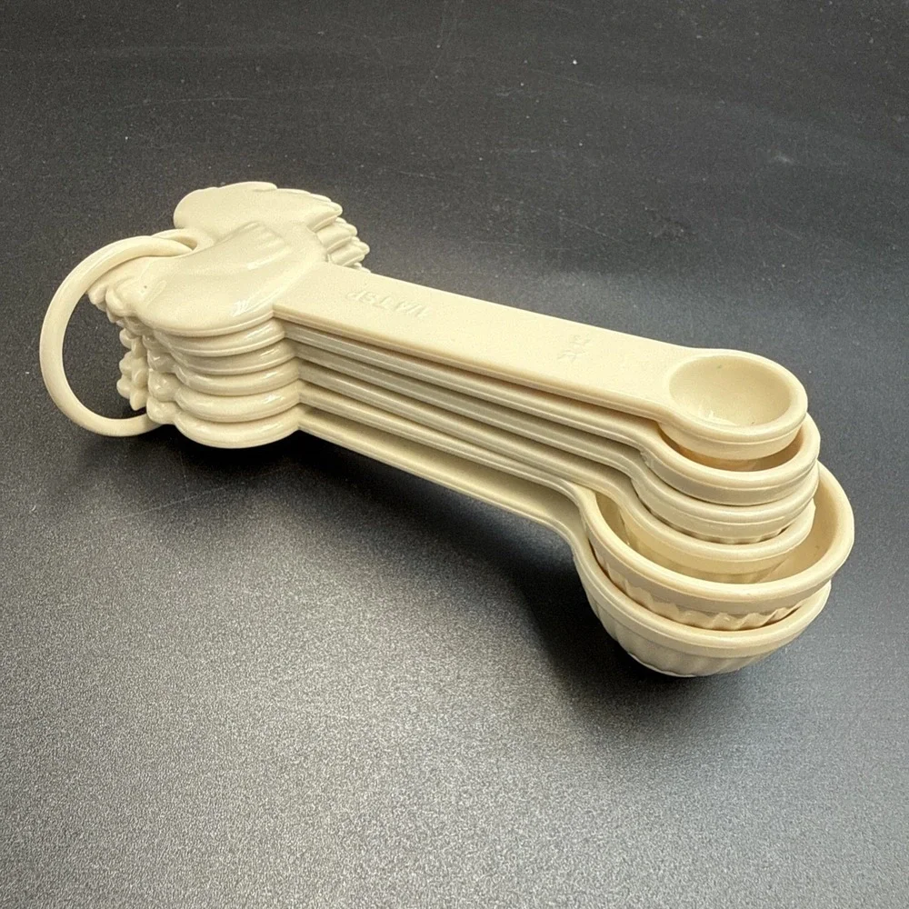 Paula Deen Chicken Rooster Measuring Spoons Set‎ Of 6 (extra 1T) Plastic